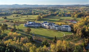 Image:  Aerial view of the Salamander Resort & Spa