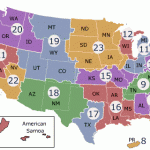 Image:  Veterans Affairs – Veterans Health Administration – Regional Map with all VISN’s