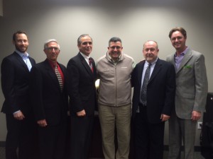 From Left to Right: Nick Veasey (CPS - CFO), Thomas Askins (CPS – Program Manager),  Phil Panzarella (CPS – President),  Ken Falke (Boulder Crest Retreat – Founder),  Tom Arnsmeyer (CPS – COO) &   Shane Moore (VMSI – CEO)