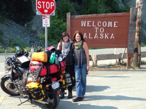 Laurie and Molly arrived in Alaska!