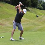 Charity Golf International’s Kyle Blakely  raised nearly $10,000 through long drives.
