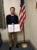 Parwaiz Ahmadzai presented with an Award of Excellence.