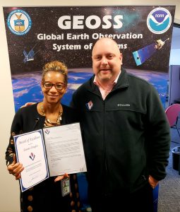 Danita Douglas receives Award of  Excellence from VMSI COO, Ken Konkol