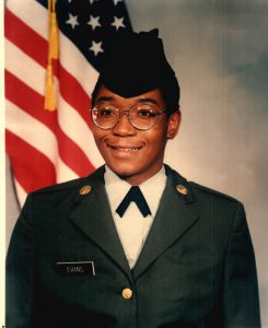 Christine Mason, while serving in the US Army.