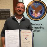 Jim Mangus with his VMSI Award