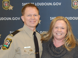 LCSD First Lieutenant RJ Earley  with his wife, VMSI's Heather Earley